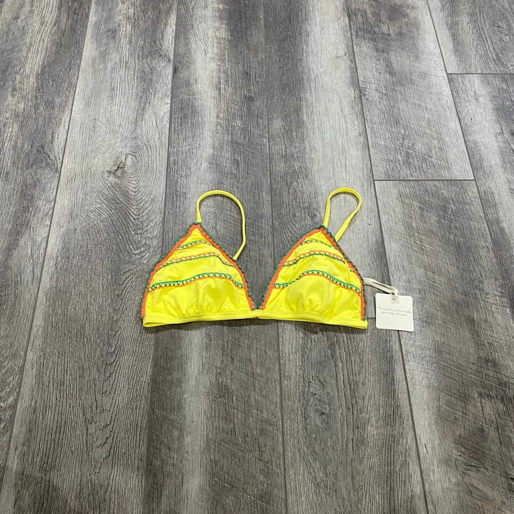 Ondademar Yellow‎ Bikini Top